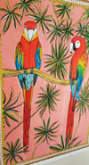 PARROTS AND PLANTS - LIMITED EDITION -  GICLEE PRINT
