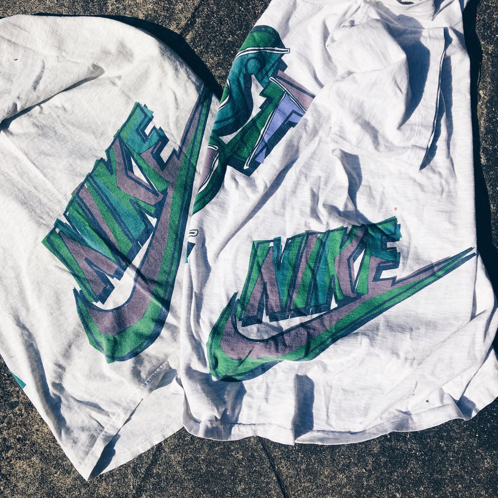 Image of Original Early 90’s Nike JDI Abstract Tees (Heather).