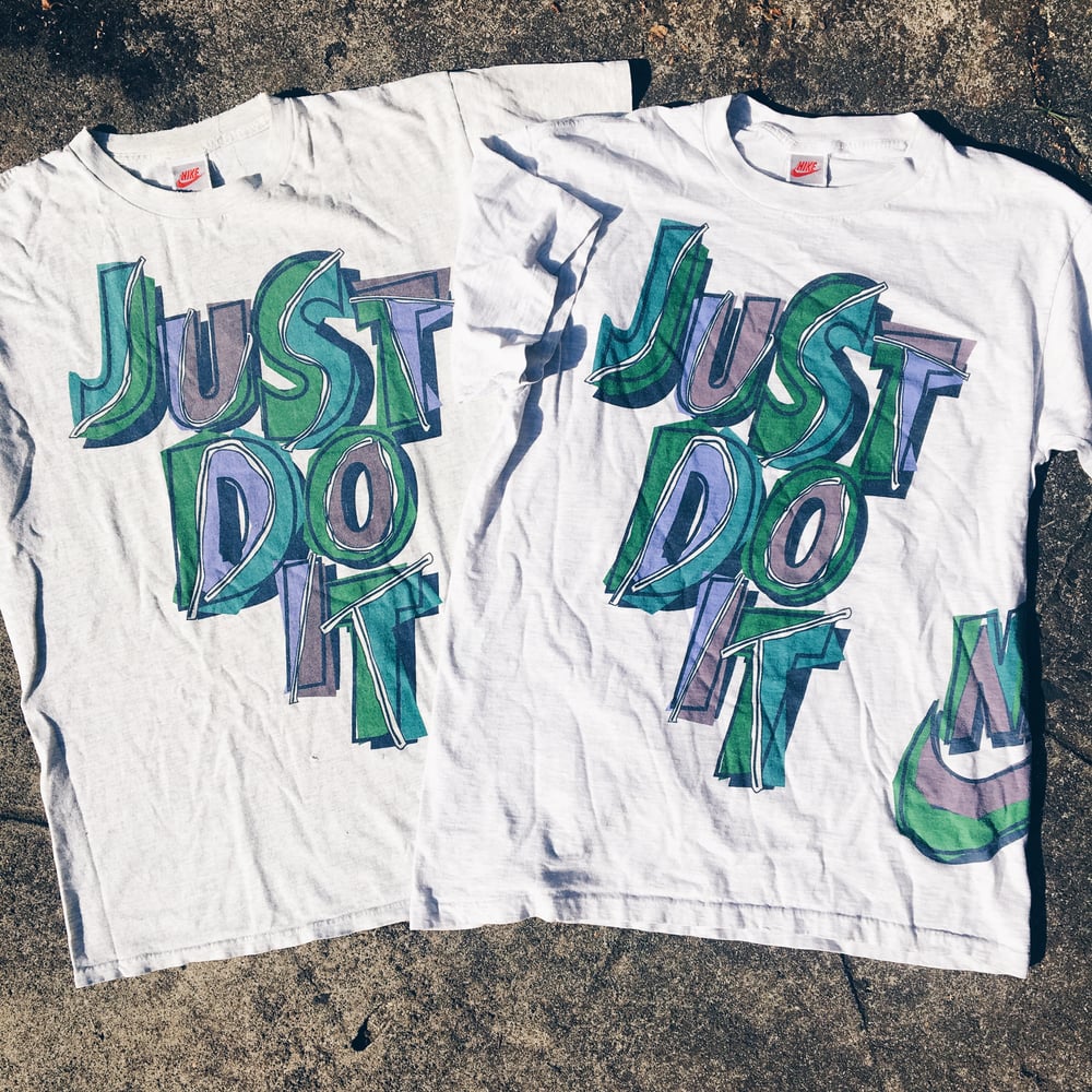 Image of Original Early 90’s Nike JDI Abstract Tees (Heather).