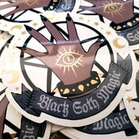 Black Goth Magic Sticker