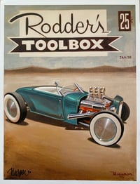 Modified Rodder’s Toolbox Rare litho print