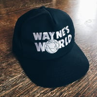 Image 1 of Original 1991 Wayne’s World SNL Snapback Hat.