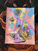 ‘Gator Mystics’ marbled print
