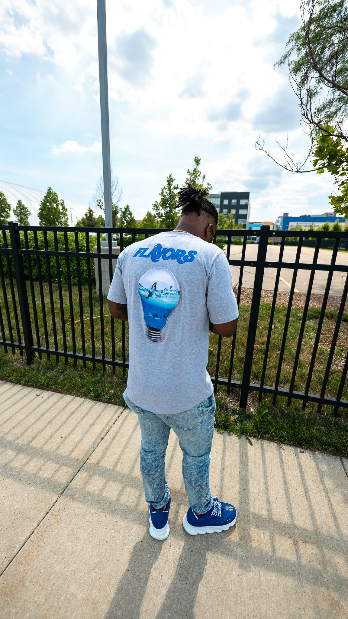 Image of Grey SHARK Shirt
