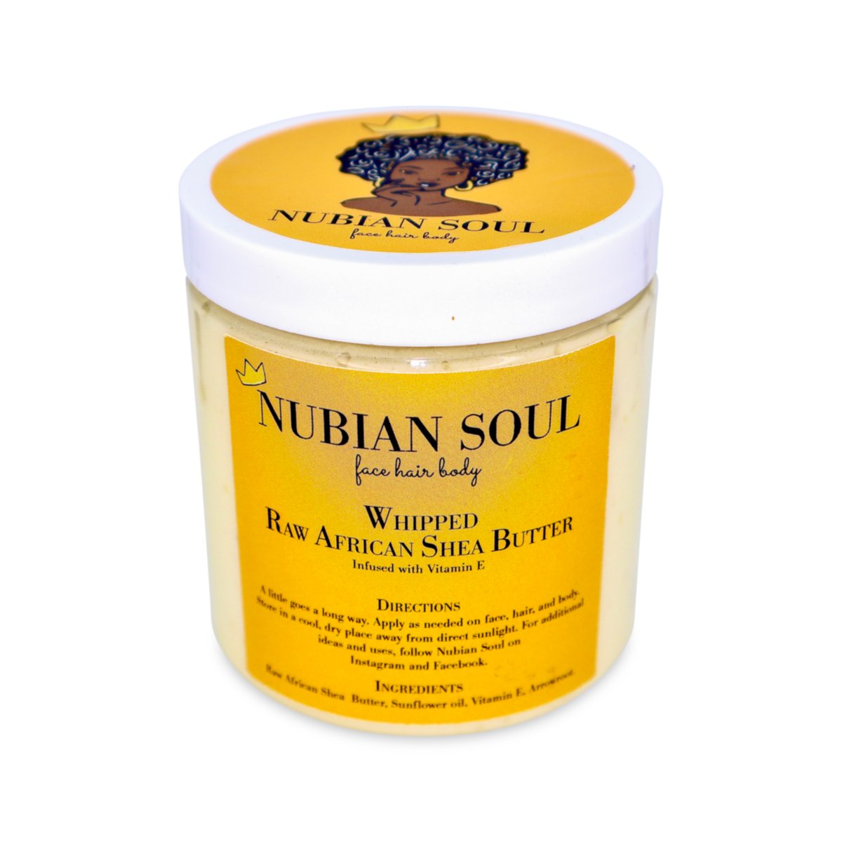 Original Whipped Raw African Shea Butter Nubian Soul
