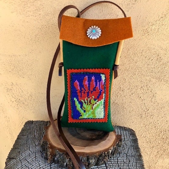 Image of Paintbrush Cell Phone Pouch