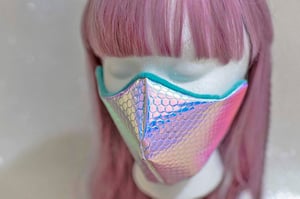 Image of vinylpunk tornasol Iridescent mask