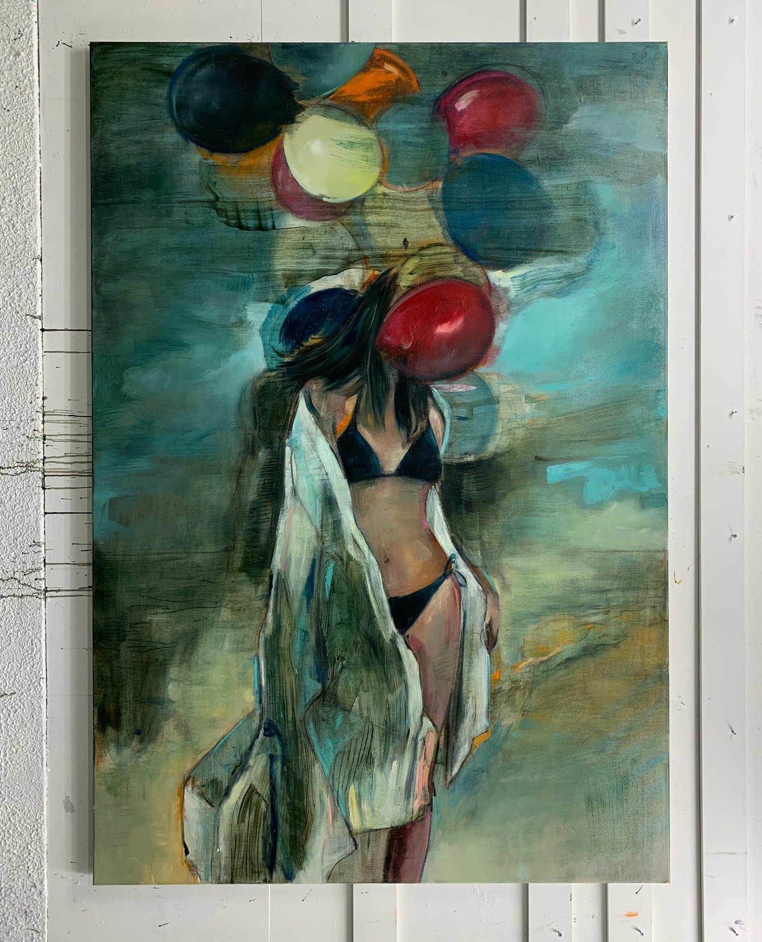 Image of Painting / maleri / "The celebration – Lost in celebration 4" / 120x175 cm