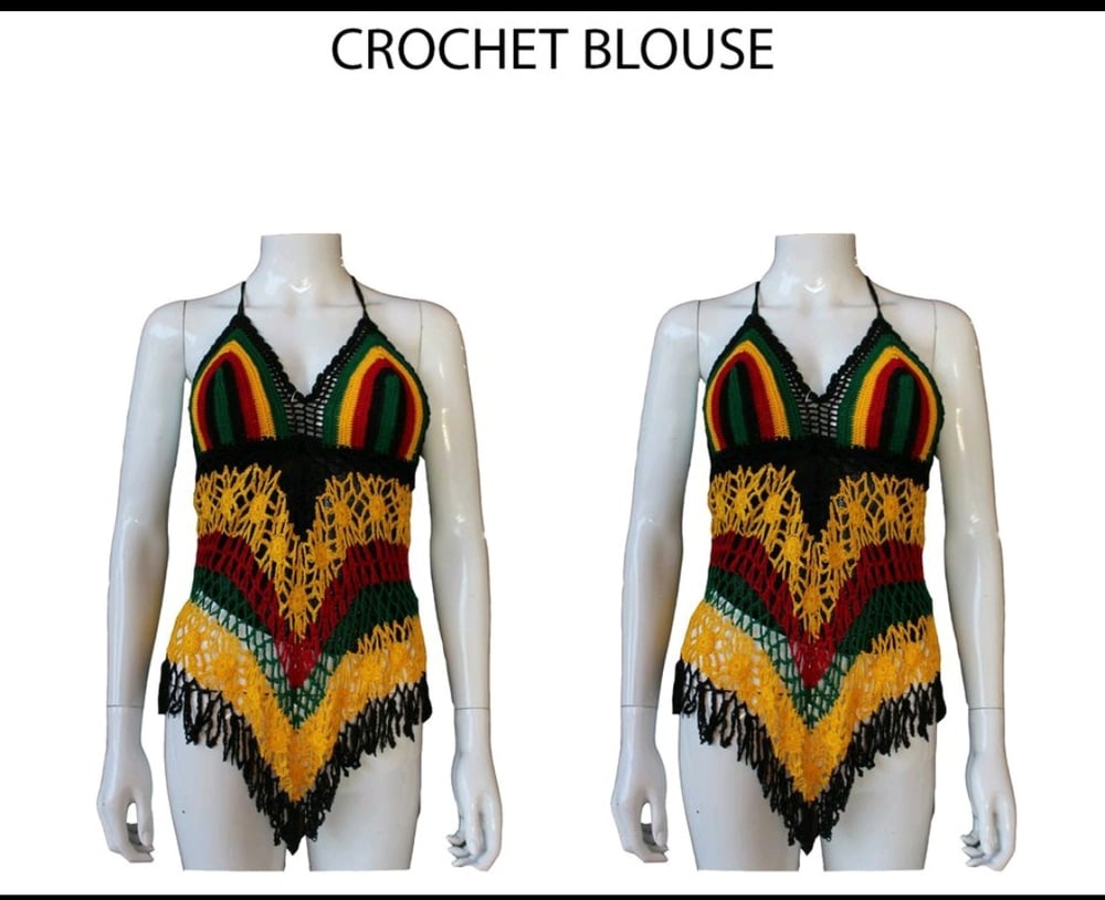 Rasta crochet Top