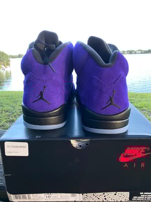 Image of Air Jordan Retro 5 Grape Alternate Size 10.5 Men