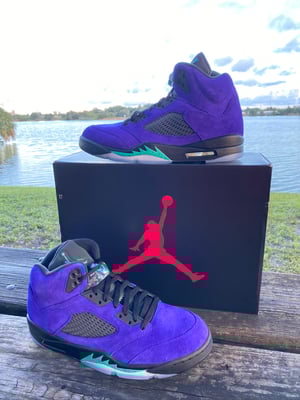 Image of Air Jordan Retro 5 Grape Alternate Size 10.5 Men