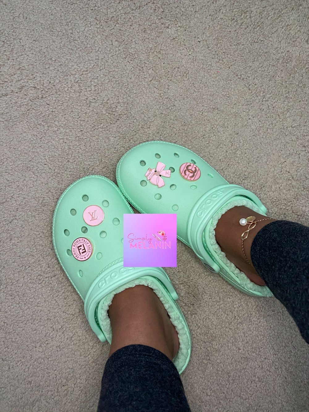 Can you put jibbitz in 2024 fuzzy crocs