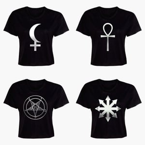 Occult Symbol Crop Tops PRE-ORDER