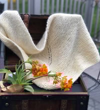 Image 2 of Extra Fine Norwegian Wool & SIlk Shawl 
