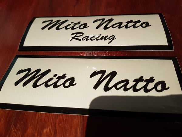 Image of Genuine Mito Natto Racing Stickers