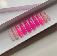 All Pink Press On Nails 