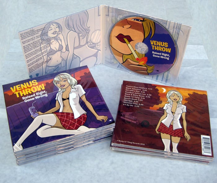 Image of Venus Throw "Raised Right, Gone Wrong" CD