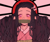 HOLOGRAPHIC Nezuko Print