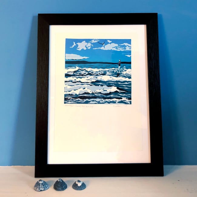 Wave Project - Sunny laid back surf screen print