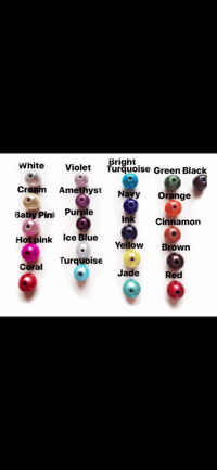 Image 3 of Glow Bead 4mm Anklet - Adult 