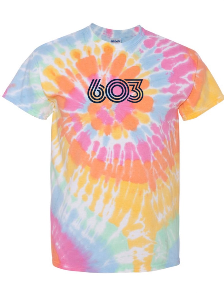 Image of Tie dye 603 t-shirt - unisex