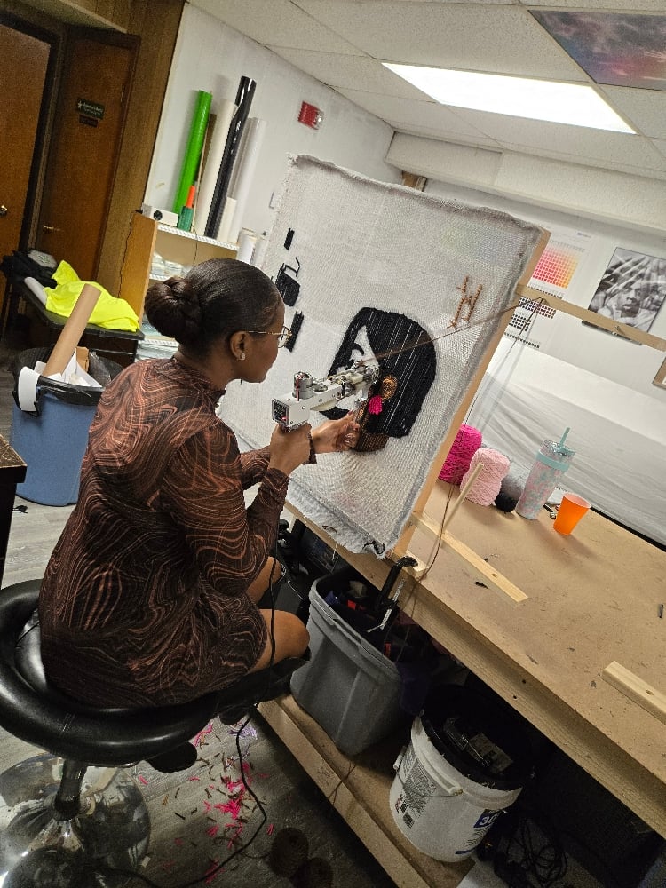 4/17 - 2 Person Rug Tufting Workshop Deposit (Friday 6PM)