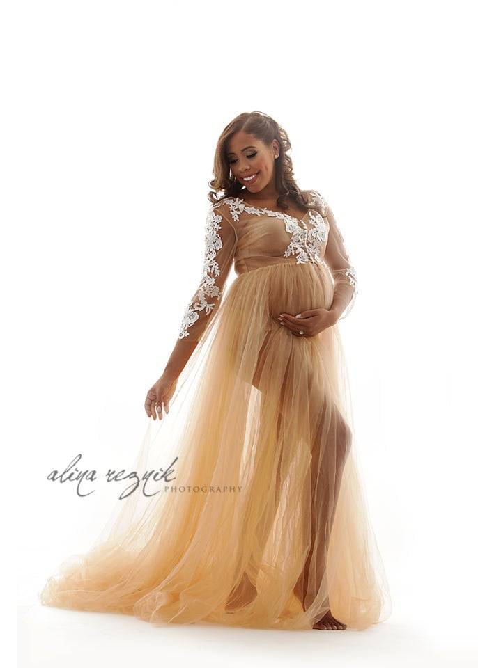 Image of Heaven maternity gown 