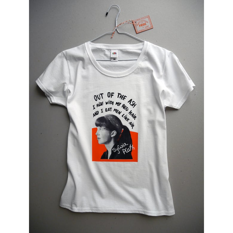 Image of SYLVIA PLATH t-shirt (PLEASE ORDER at MY PRINT-ON-DEMAND CATEGORY)