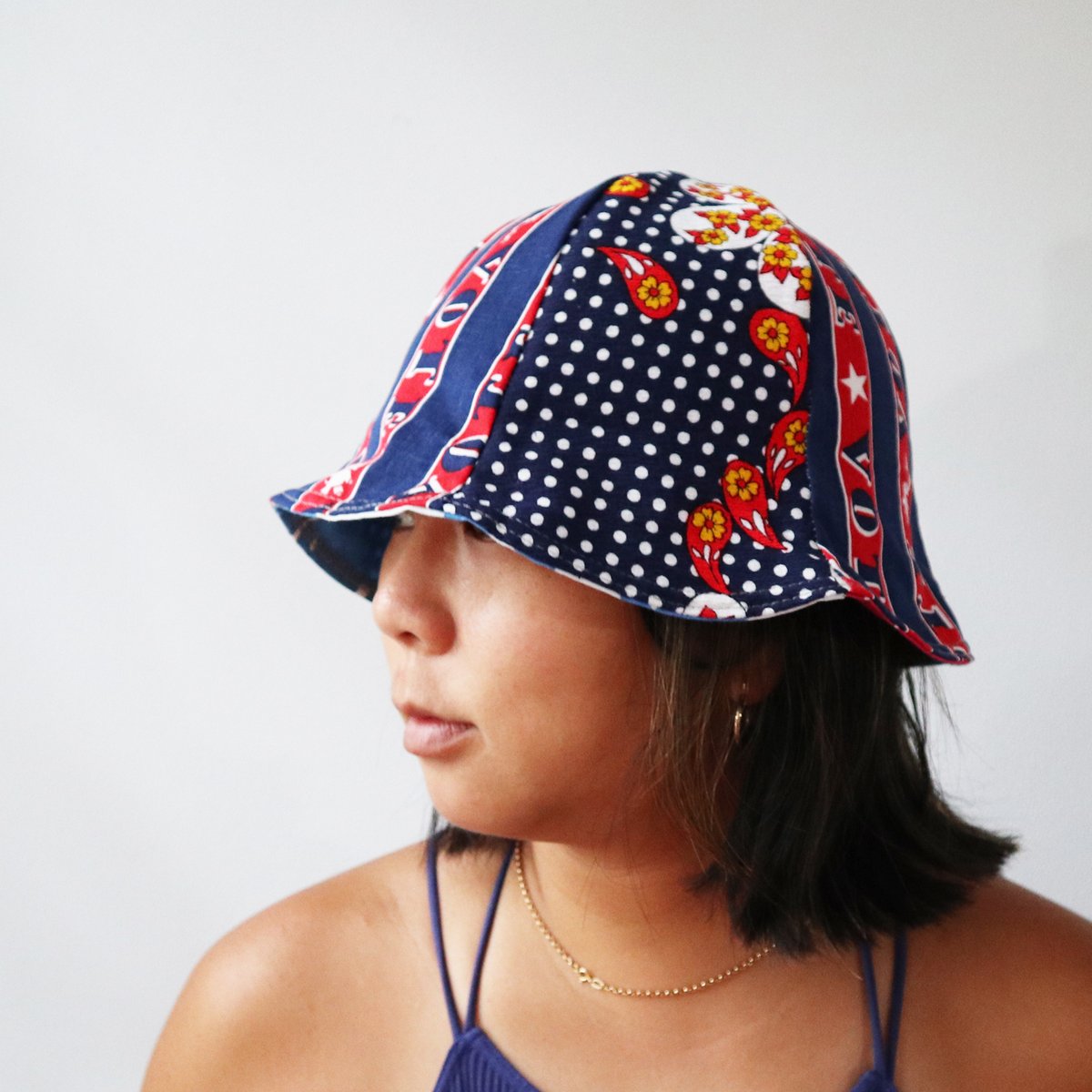 Adult Sun Hat – (Blue) – Lynne's Crafts Market