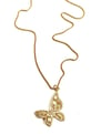 SIDEWAYS BUTTERFLY NECKLACE 