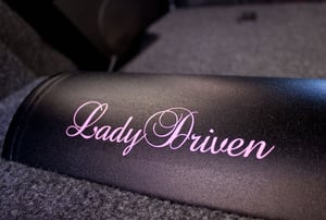 Image of Lady Driven Sticker