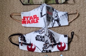 Image of Star wars "may the force be with you" . reversible mask