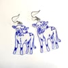 Two-Headed Calf Earrings