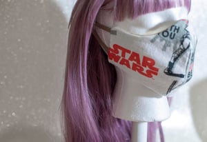 Image of Star wars "may the force be with you" . reversible mask