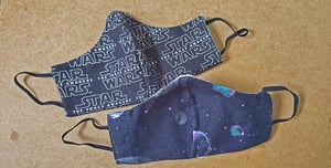 Image of Star Wars the force awakens . galaxy reversible mask