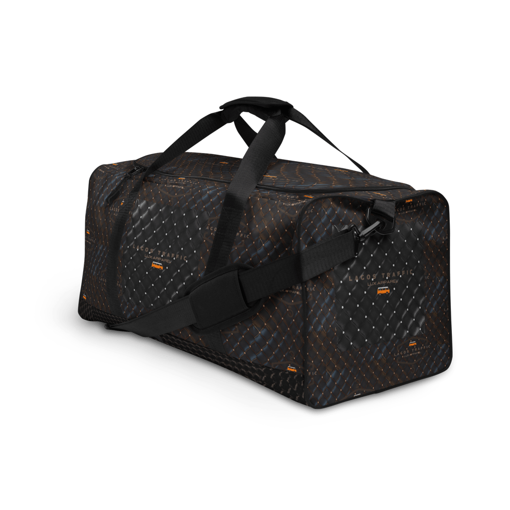 URBAN VOGUE COUTURE WEEKENDER BAG - LTC LOGO BLACK/BROWN