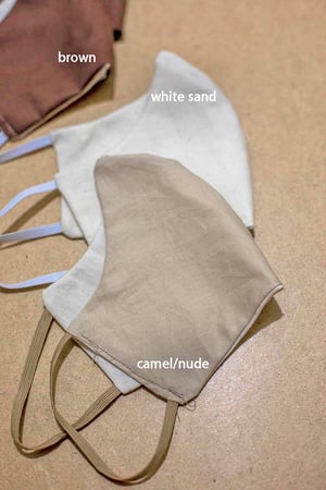Image of neutral colors . reversible mask