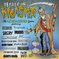 Image 1 of DECADE OF DISASTER original blueline art