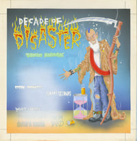 Image 3 of DECADE OF DISASTER original blueline art