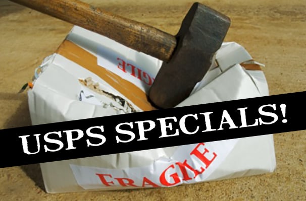 Image of USPS Specials - Cosmetically Damaged LPs and CDs (but still great for listening!)