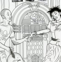 Image 2 of PUNK ROCK JUKEBOX ink original