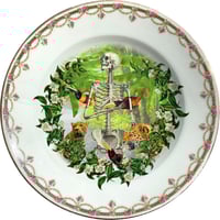 Image 1 of Jungle Bones - Vintage Porcelain Plate - #0730