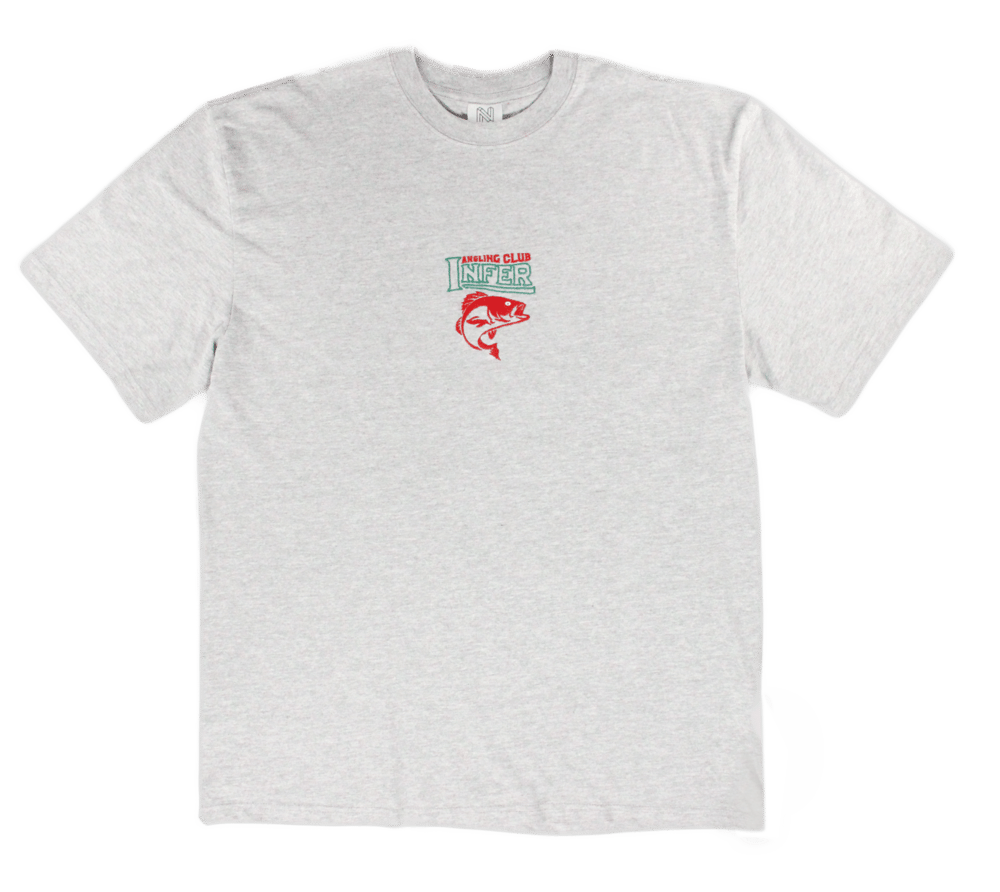 Image of 'Angling Club' T-Shirt Grey