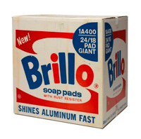 After Warhol Brillo Box by Charles Lutz