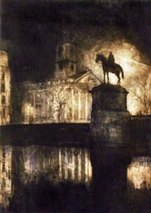 Image of "Nocturne", Trafalgar Square, London