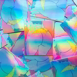 Slice Holographic Sticker