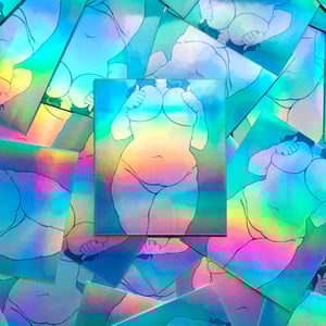 Thumbs Up Holographic Sticker