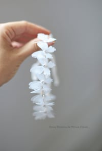 Image 4 of Pure white deluxe butterfly headband