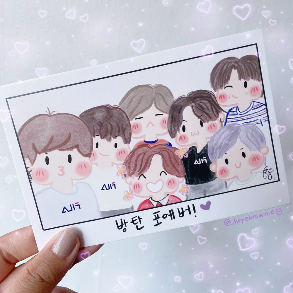 Image of BTS ot7 print