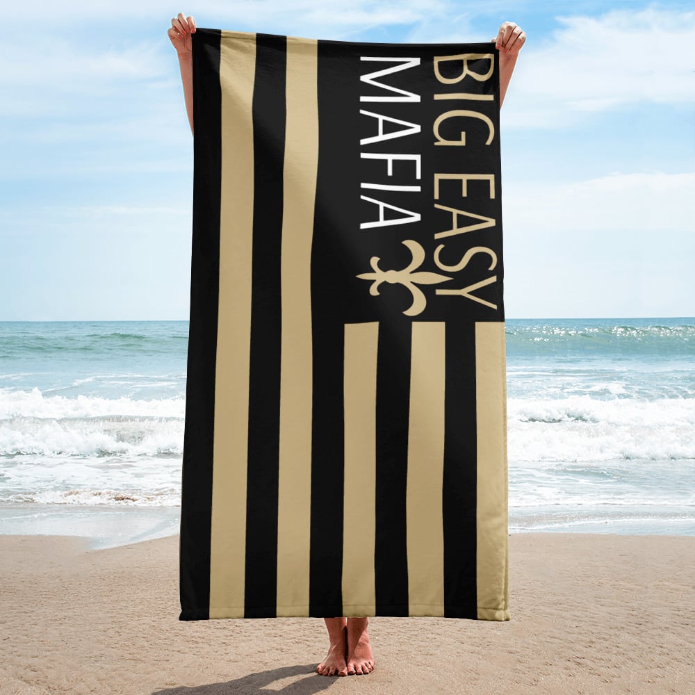 Image of Big Easy Mafia “The Flag” Design Beach Towel